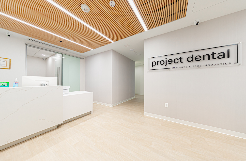 Dr. Jae Jang Project Dental Lobby reception area for project dental