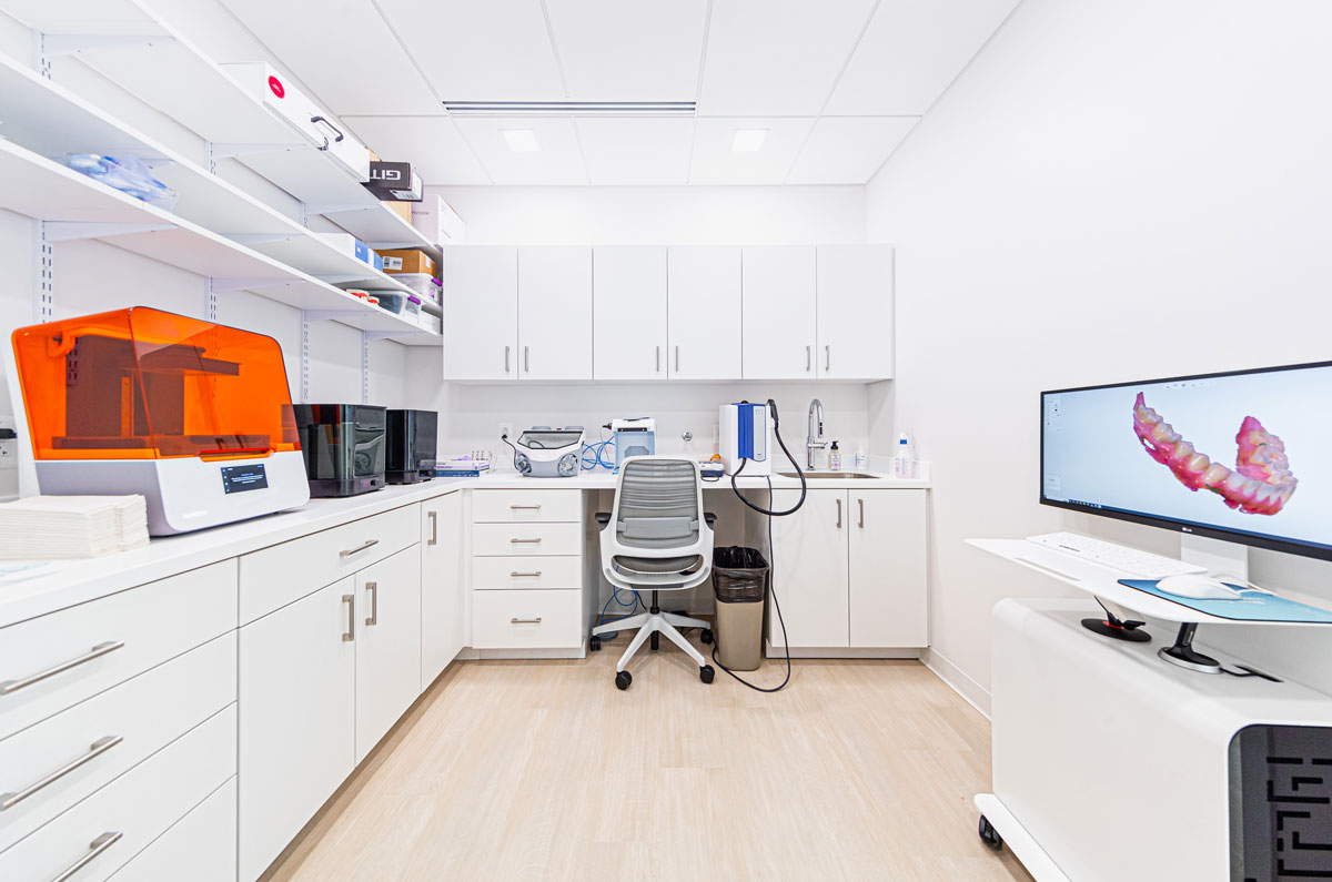 Project Dental Dental Lab Workspace 95259 Project Dental modern dental lab with 3D scanner in Rockville, MD